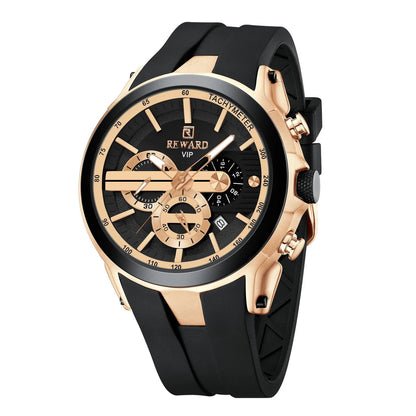 REWARD  Chronograph Sport Watch – Premium Silicone Band