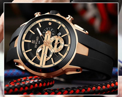 REWARD  Chronograph Sport Watch – Premium Silicone Band